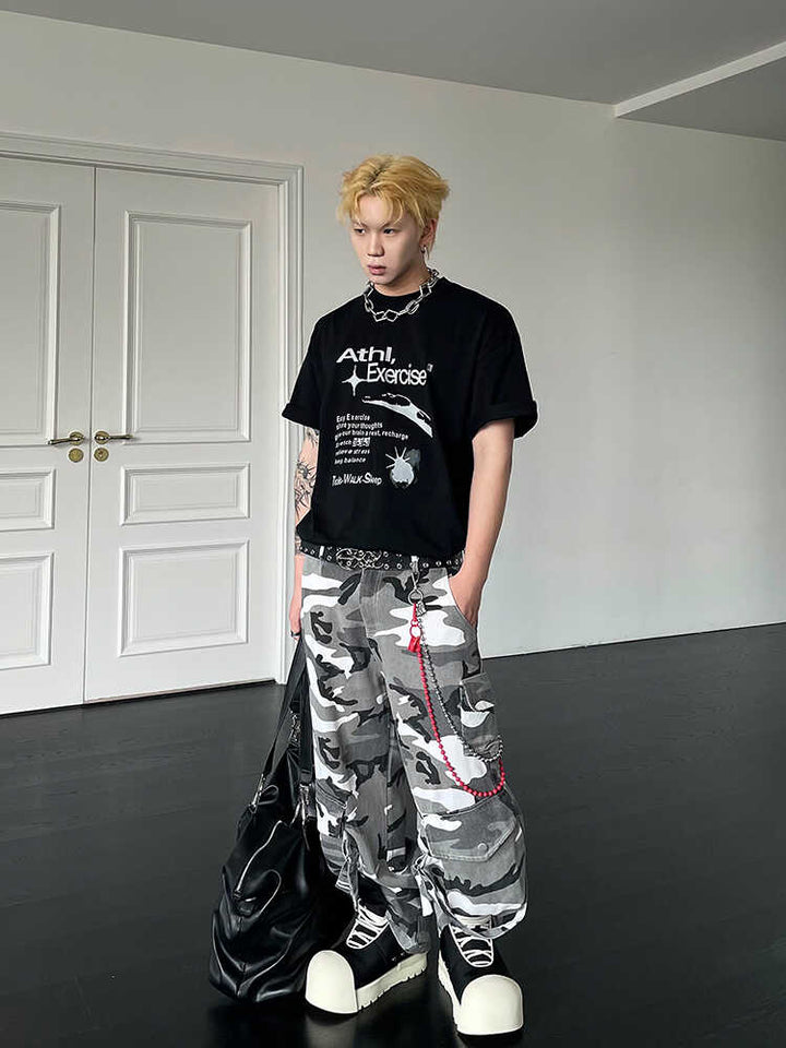 CAMO CARGO PANTS DFDES4435
