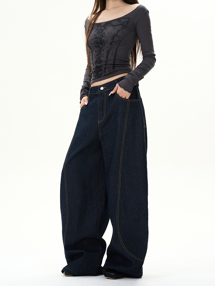 WIDE DENIM PANTS WLDES4387