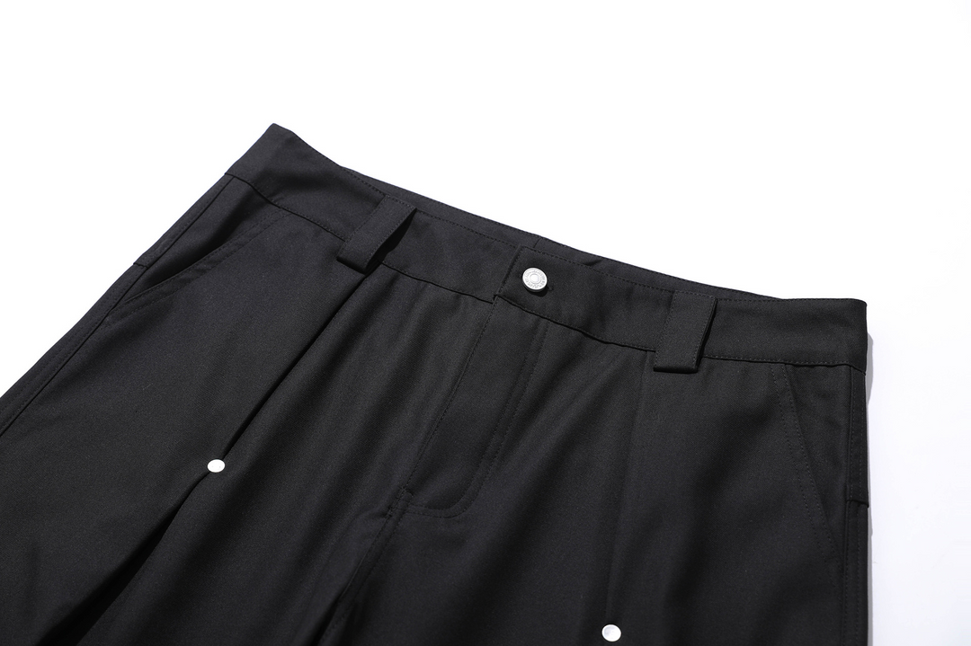 RIVET TUCK WIDE SLACKS BEDES4649