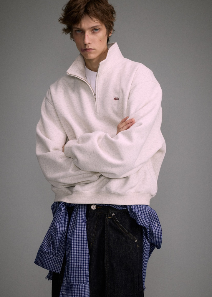 HALF-ZIP SWEAT TOP BEDES4552