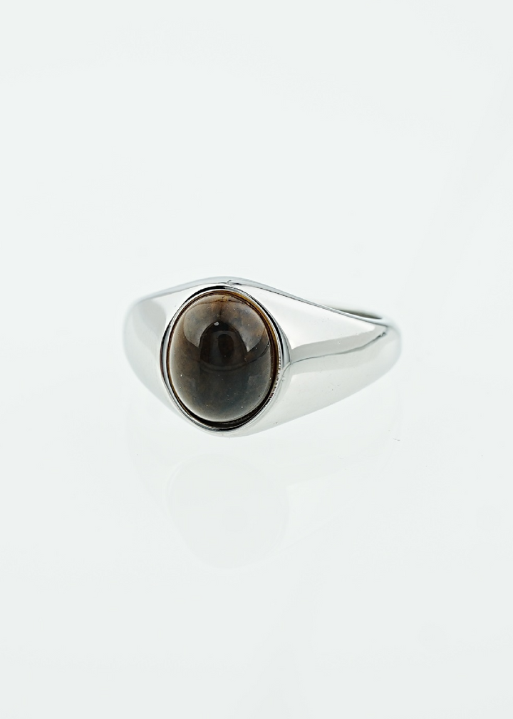 OVAL GEMSTONE SIGNET RING BEDES4705