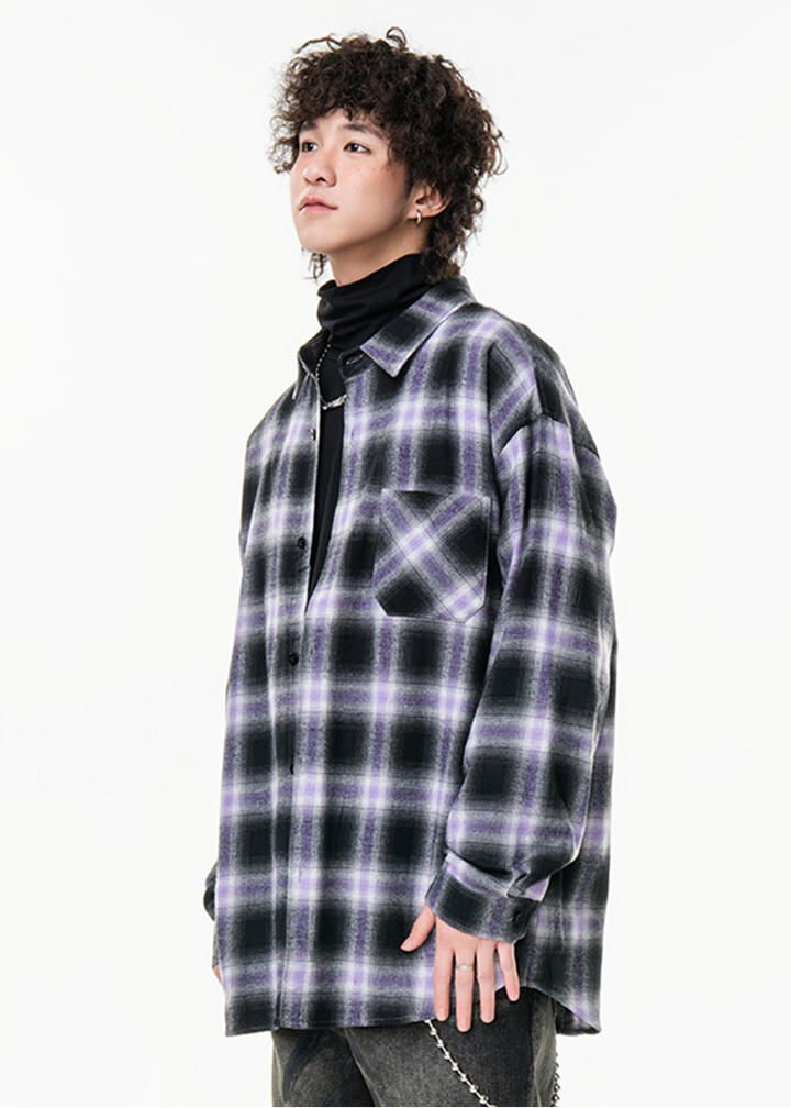 OMBRE CHECK SHIRT BEDES4554