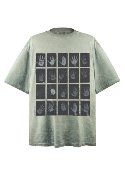 HANDPRINT WASHED VINTAGE TEE BEDES4691