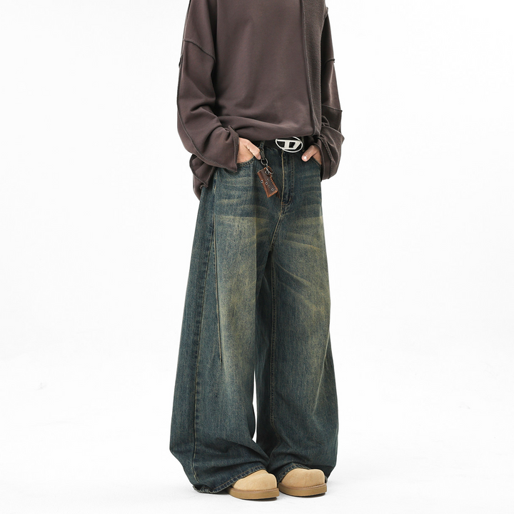 VINTAGELIKE WIDE DENIM PANTS AEDES4576