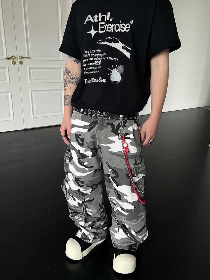 CAMO CARGO PANTS DFDES4435