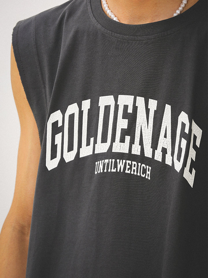 SLEEVELESS LOGO T-SHIRT UWDES4451