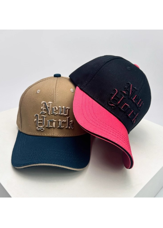 TWO TONE LOGO EMBROIDERY CAP BEDES4740