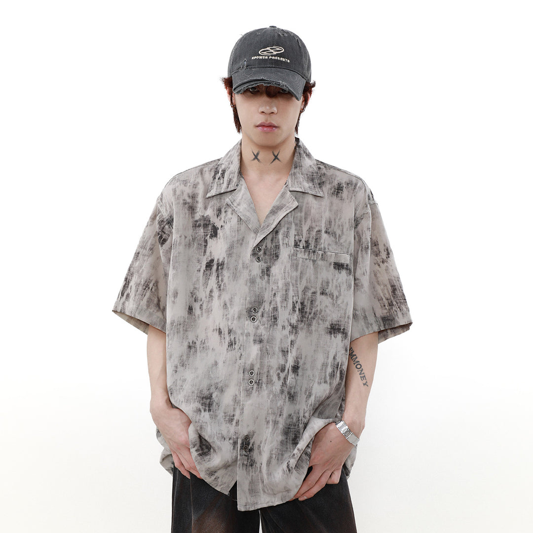 PATTERNED SHORT SLEEVE SHIRT MNDES4452