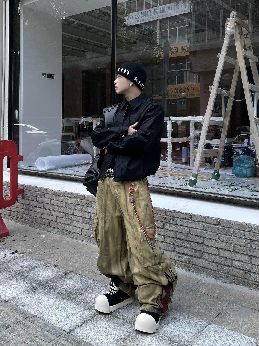 FLAME WIDE CARGO PANTS DFDES4439
