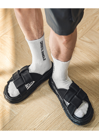 WOVEN PLATFORM SLIDES BEDES4653