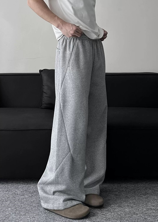 DRAPE WIDE SWEAT PANTS BEDES4731