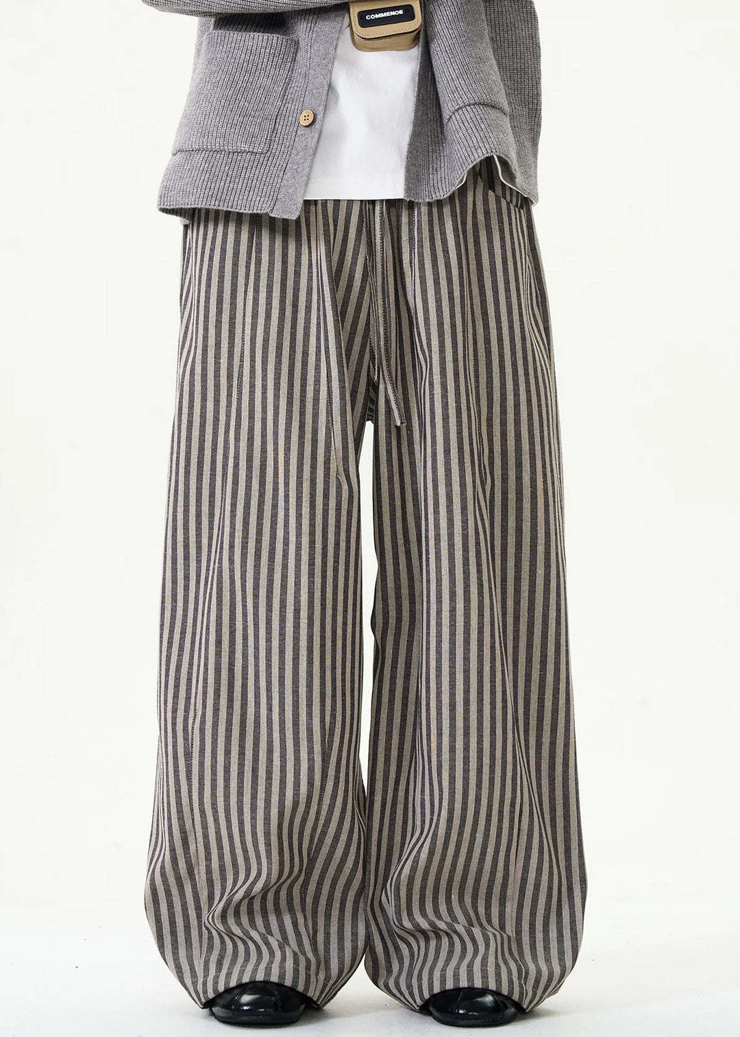 STRIPED STRAIGHT PANTS ISDES4390
