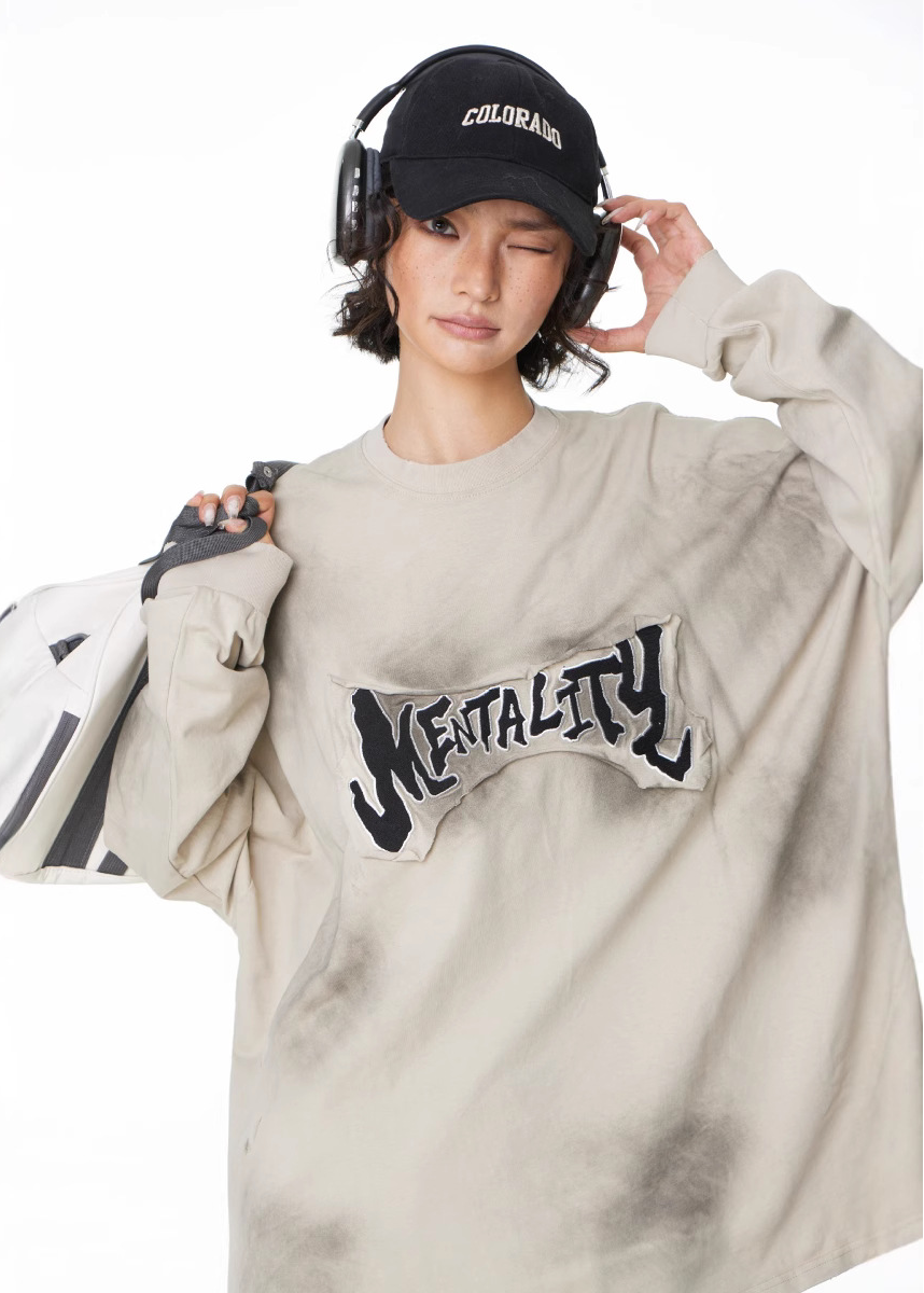 SMOKE DYE LOGO LONG TEE BEDES4514