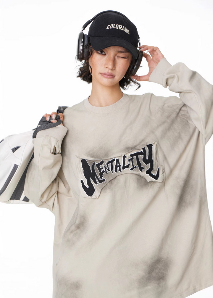 SMOKE DYE LOGO LONG TEE BEDES4514