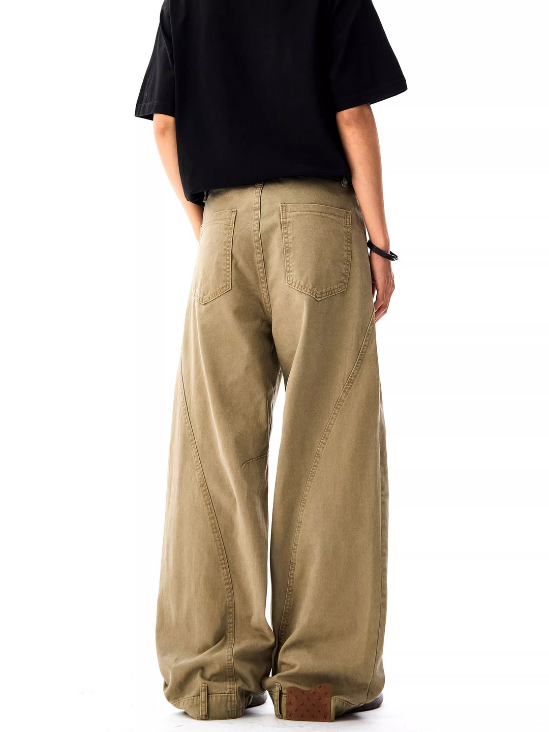 CURVE PANEL WIDE CHINOS BEDES4656