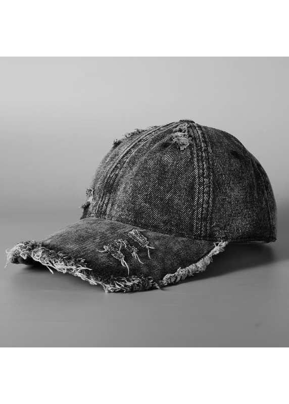 DESTROYED WASH DENIM CAP BEDES4734