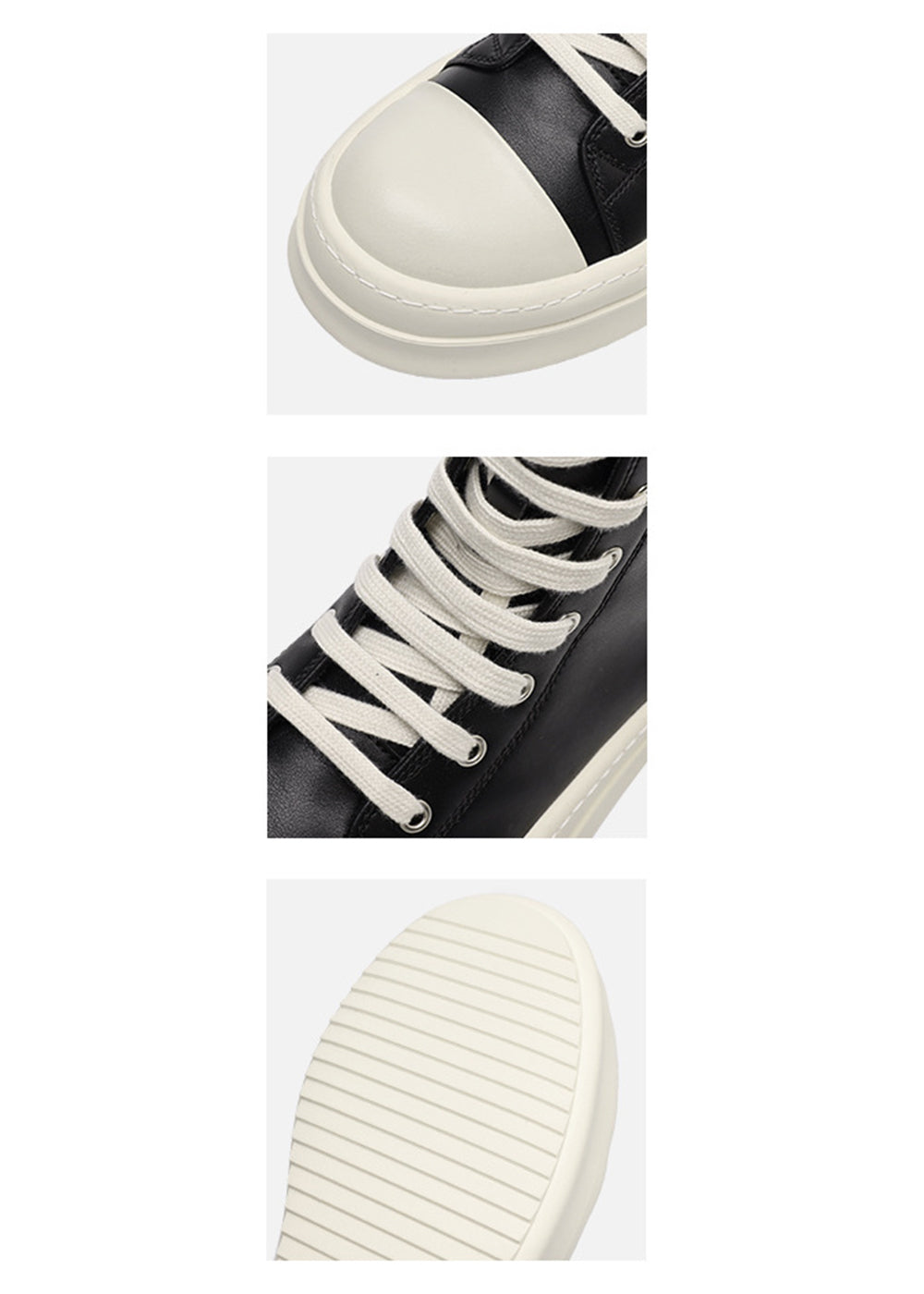 SIDE ZIP HIGH-CUT PLATFORM SNEAKER BEDES4547