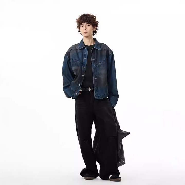 VINTAGELIKE SHORT DENIM JACKET BEDES4609