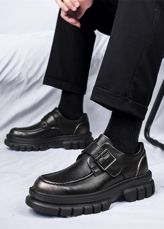 BUCKLE STRAP PLATFORM LOAFERS BEDES4659