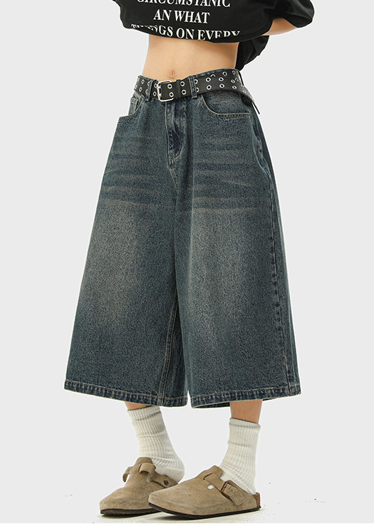 VINTAGE FADE BAGGY DENIM SHORTS BEDES4752