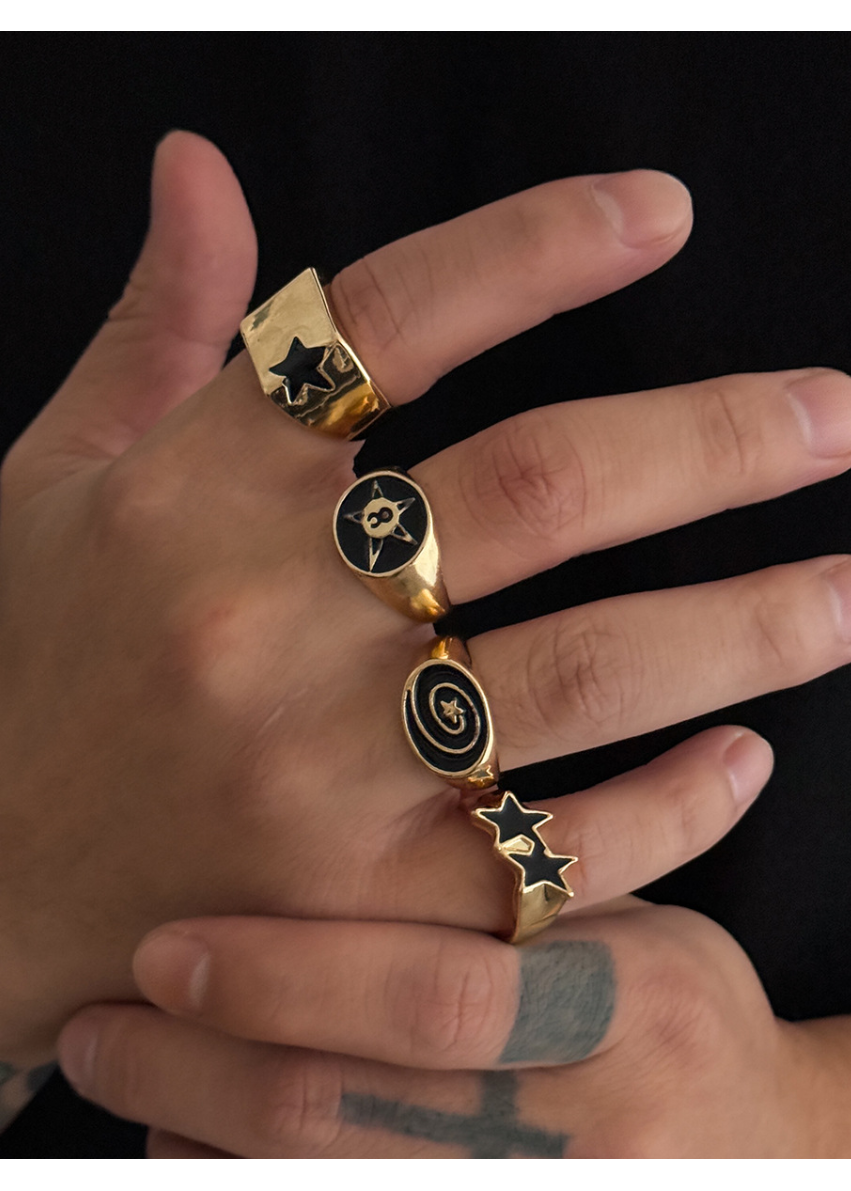 VINTAGE STAR RING SET BEDES4687
