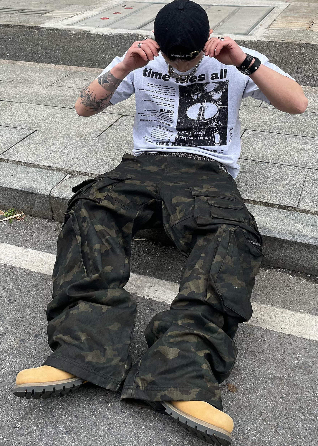 VINTAGELIKE GRAPHIC T-SHIRT DFDES4620