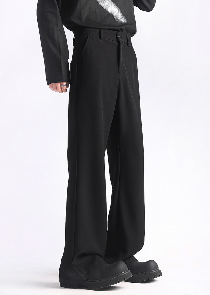 MINIMAL SEMI-FLARE SLACKS BEDES4671