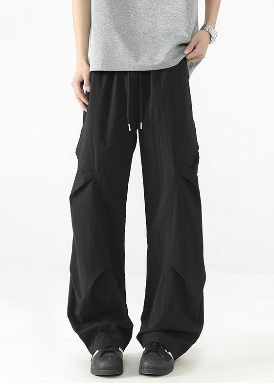 3D PANEL WIDE EASY PANTS BEDES4764