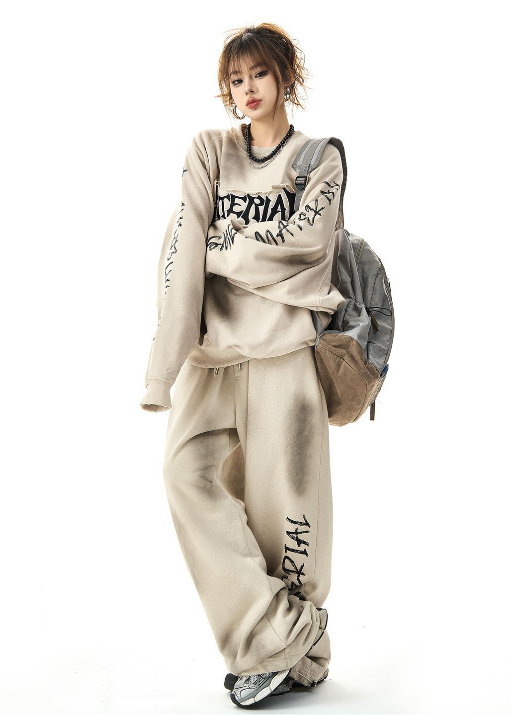 SMOKE DYE LOGO SWEATSHIRT BEDES4515