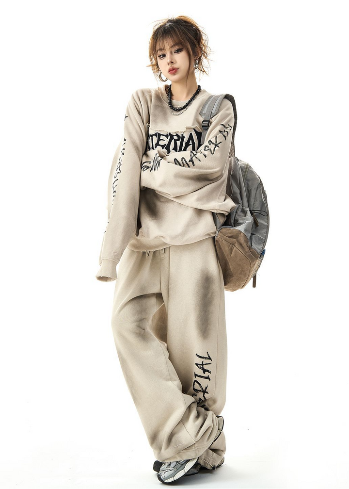 SMOKE DYE LOGO SWEATSHIRT BEDES4515