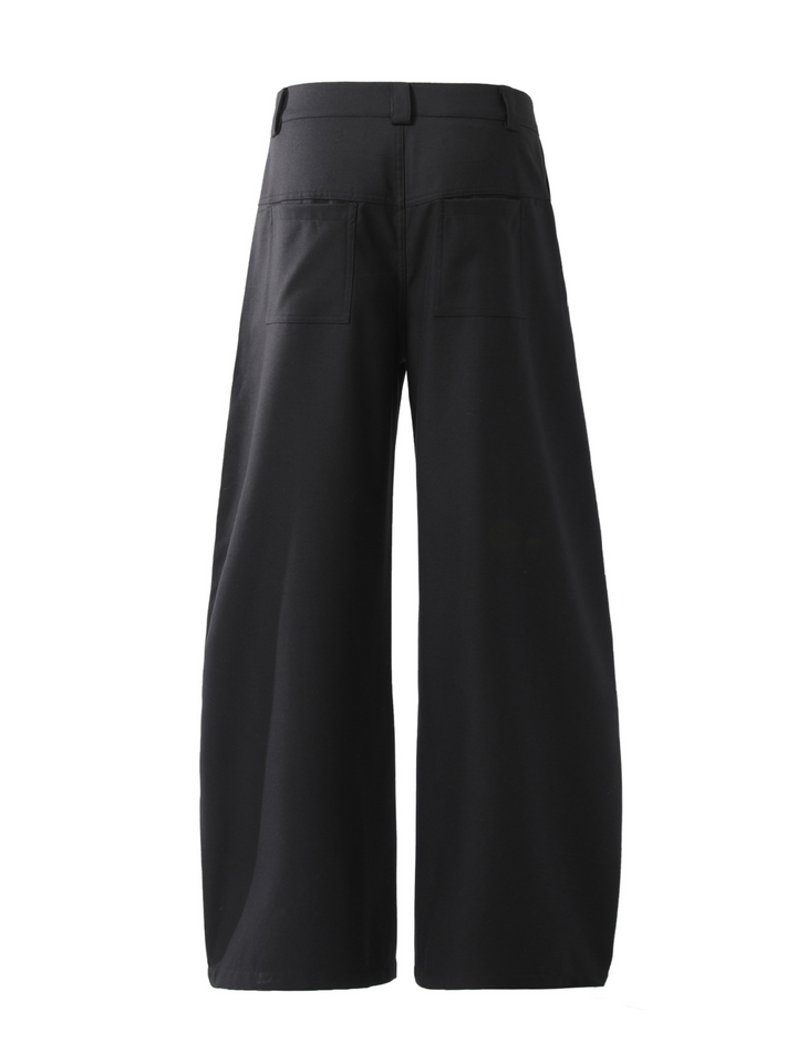 RIVET TUCK WIDE SLACKS BEDES4649