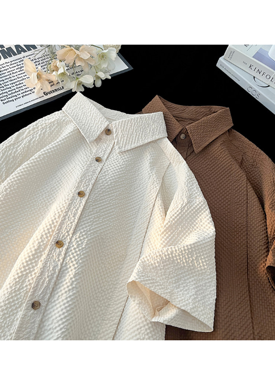 SEERSUCKER RELAXED SHIRT BEDES4670