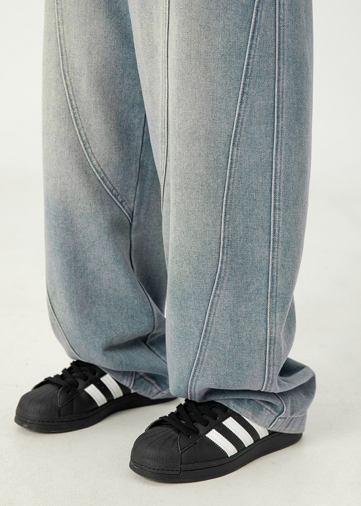 CURVE WIDE DENIM PANTS BEDES4528