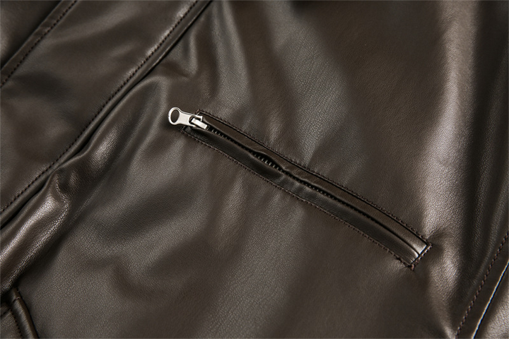 PADDED LEATHER JACKET BEDES4522