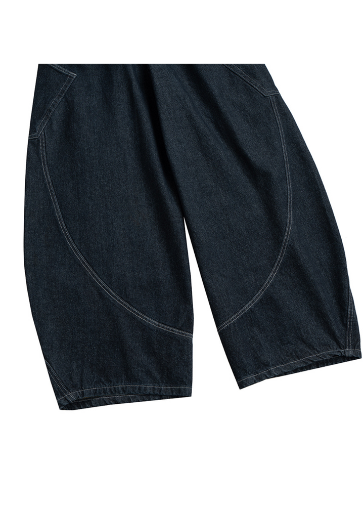 CURVED PANEL BARREL WIDE DENIM BEDES4697