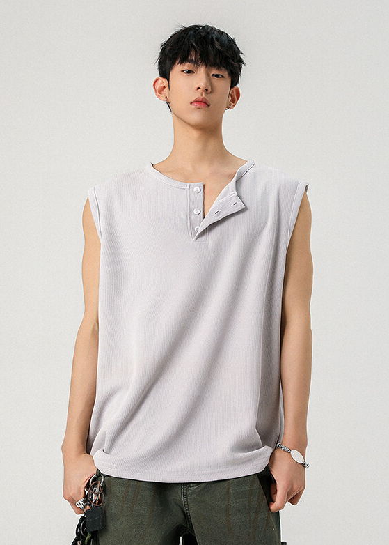 HENLEY TANK TOP BEDES4722