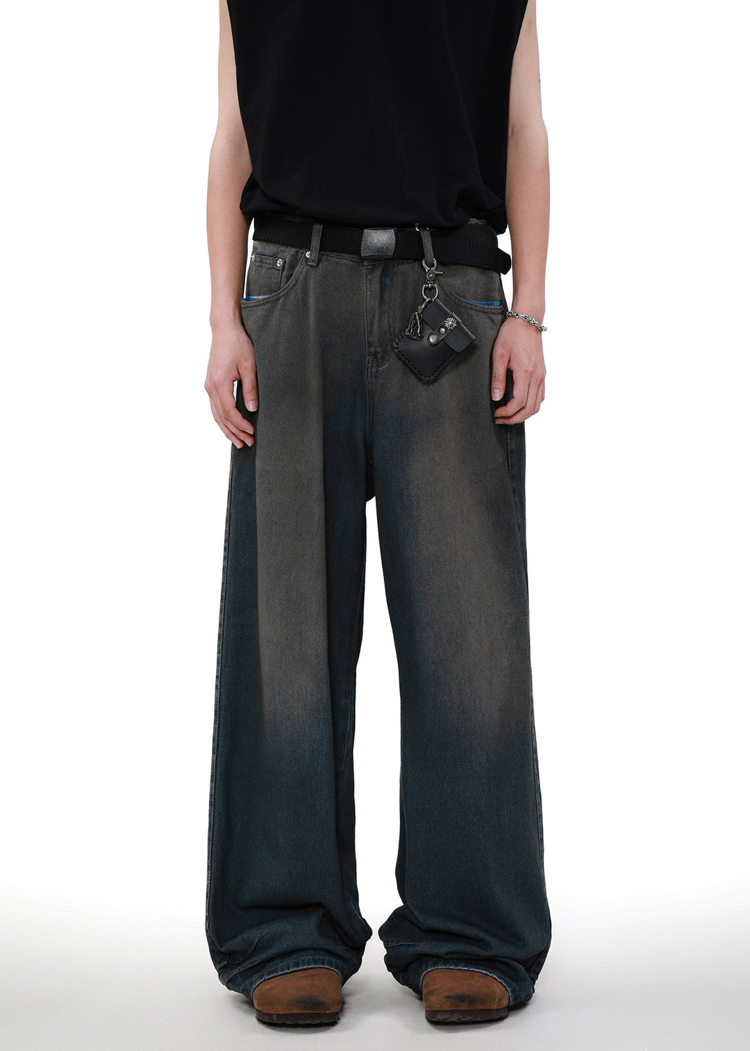 GRADATION WIDE WASHED DENIM AEDES4595