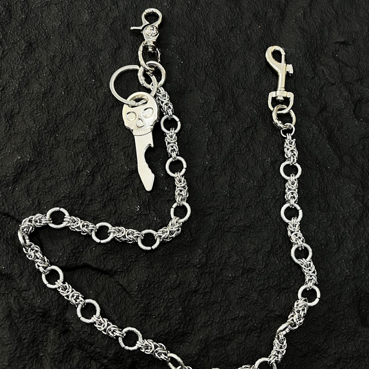 SKULL WALLET CHAIN BEDES4642