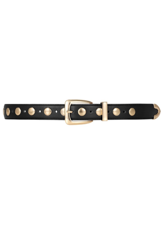 STUDDED LEATHER BELT BEDES4726