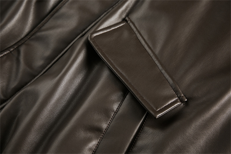 PADDED LEATHER JACKET BEDES4522