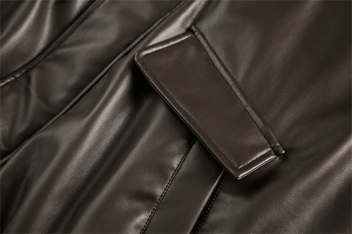 PADDED LEATHER JACKET BEDES4522