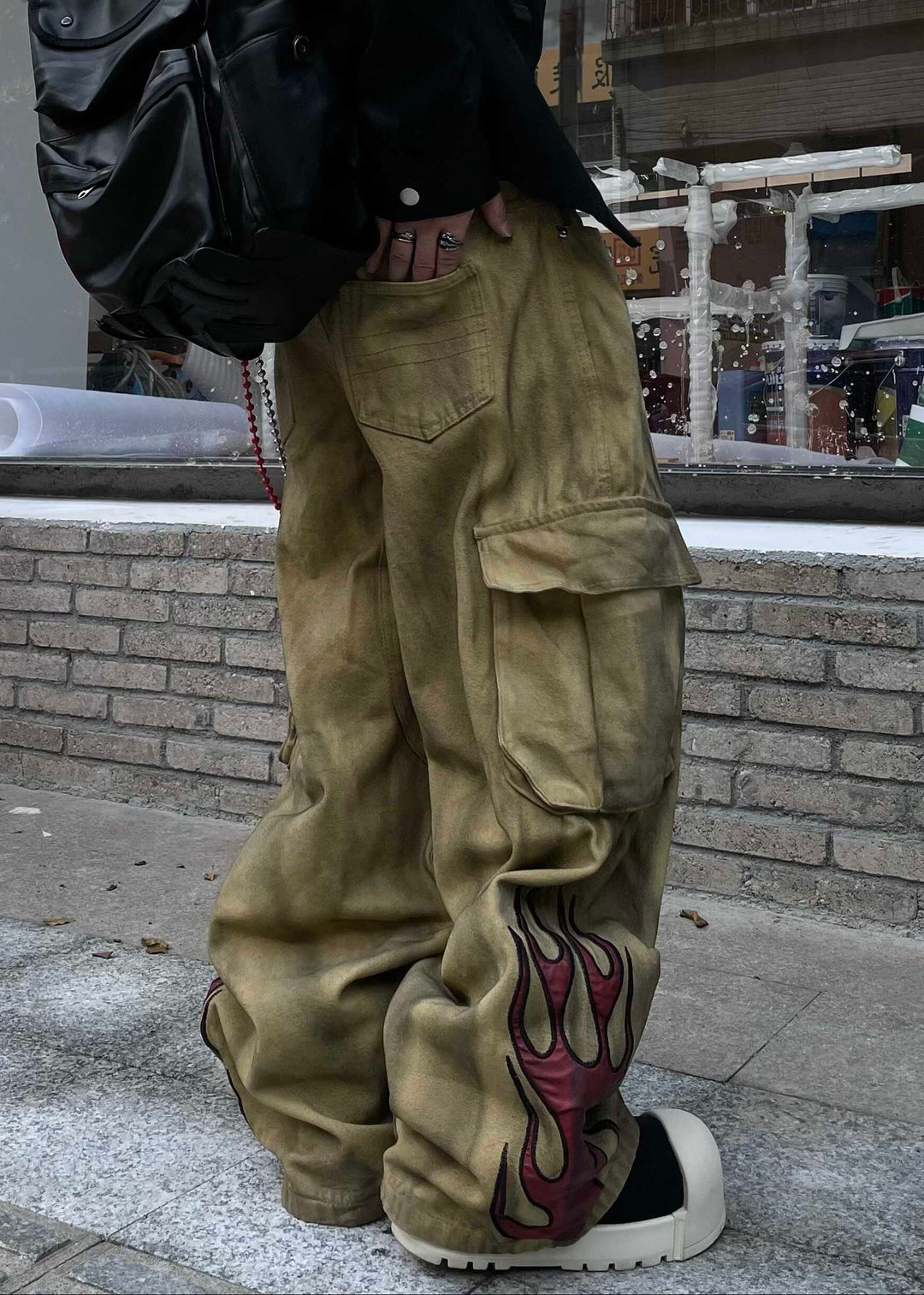 FLAME WIDE CARGO PANTS DFDES4439