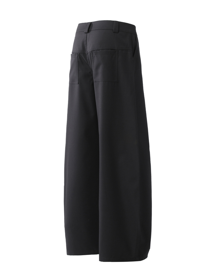 RIVET TUCK WIDE SLACKS BEDES4649