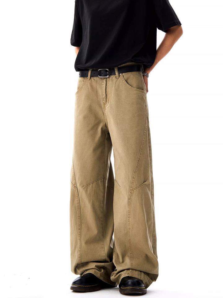 CURVE PANEL WIDE CHINOS BEDES4656