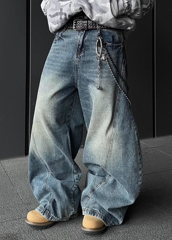 VINTAGE FADE BAGGY DENIM PANTS DFDES4496