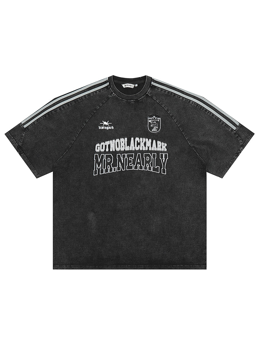 VINTAGELIKE SLEEVE LINE T-SHIRT MNDES4466