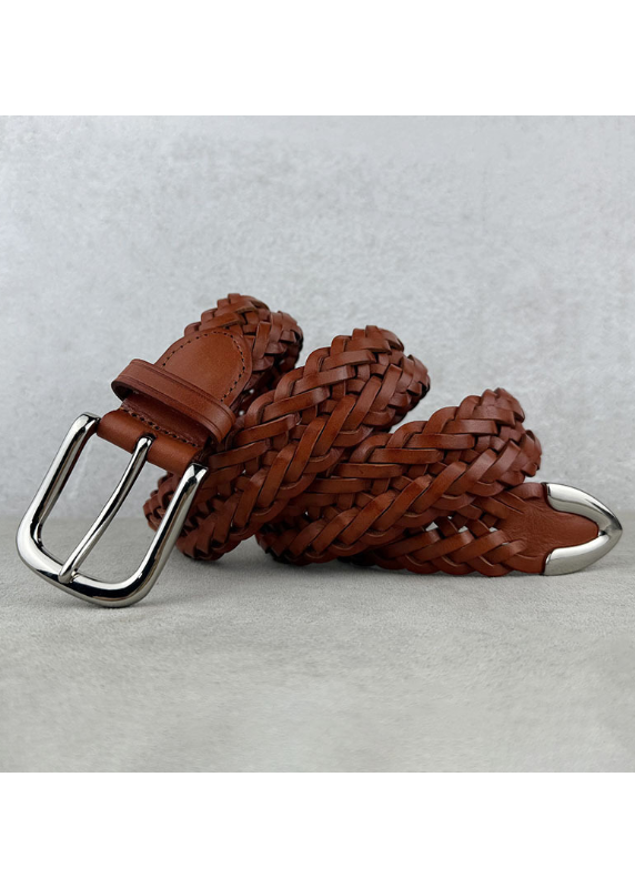 BRAIDED LEATHER BELT BEDES4710