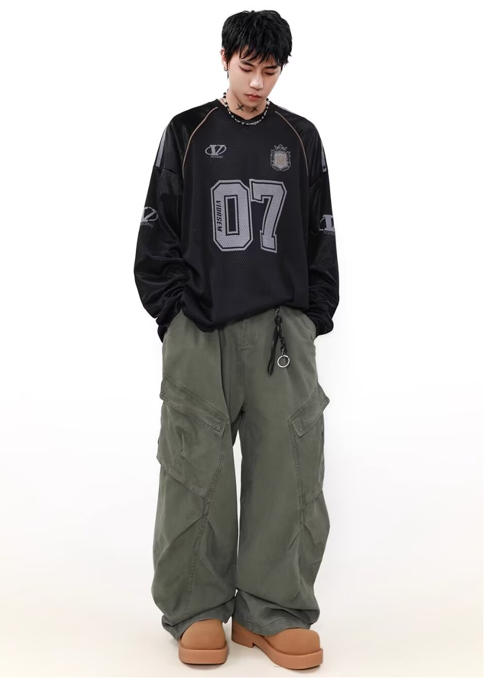 NUMBER 07 OVERSIZED MESH JERSEY BEDES4739
