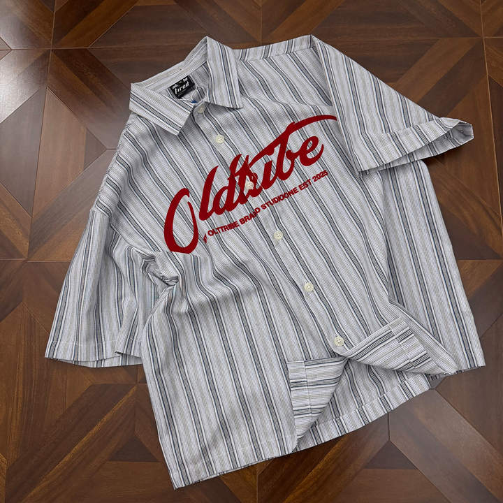 SCRIPT LOGO STRIPE SHIRT BEDES4666