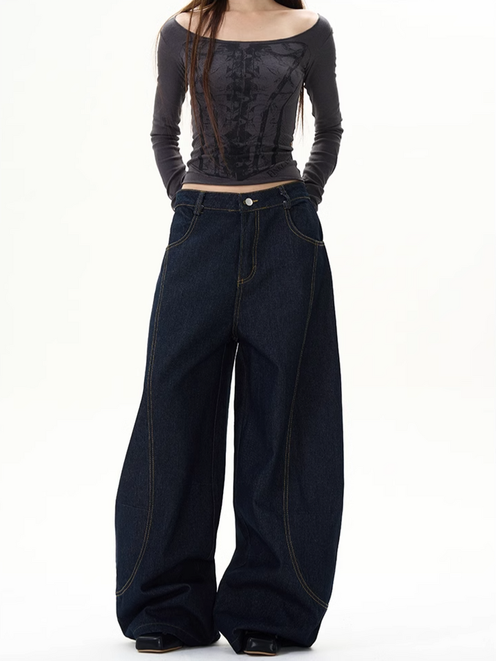 WIDE DENIM PANTS WLDES4387